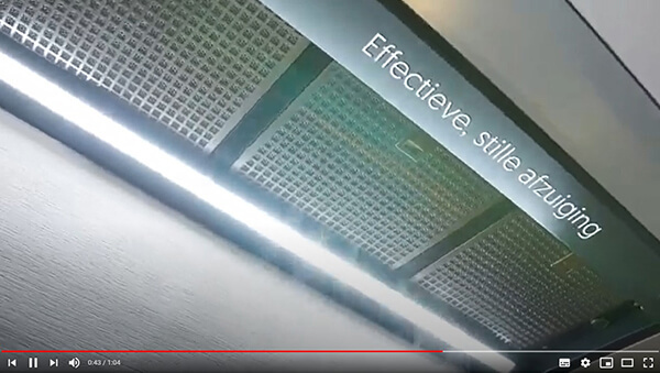 Novy Pureline Onzichtbare Dampkap Met Uiterst Stille Werking