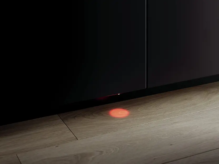 Residual heat indicator on the kitchen floor (optional)